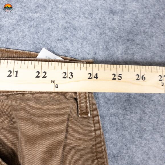 Dickies Work Pants Brown Cotton Flat Front Straight Leg Big & Tall Men's 50x30 - Picture 6 of 13